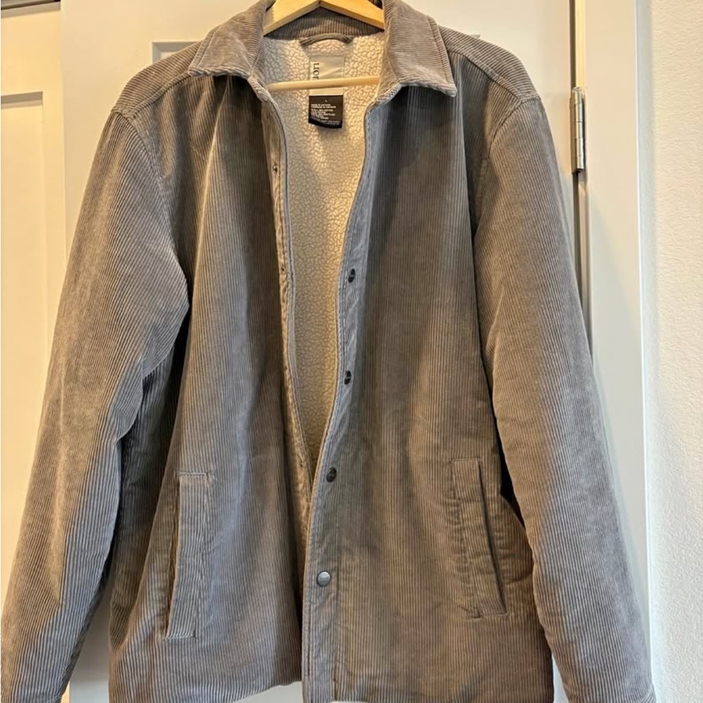 Vuori Gray Cord Jacket
